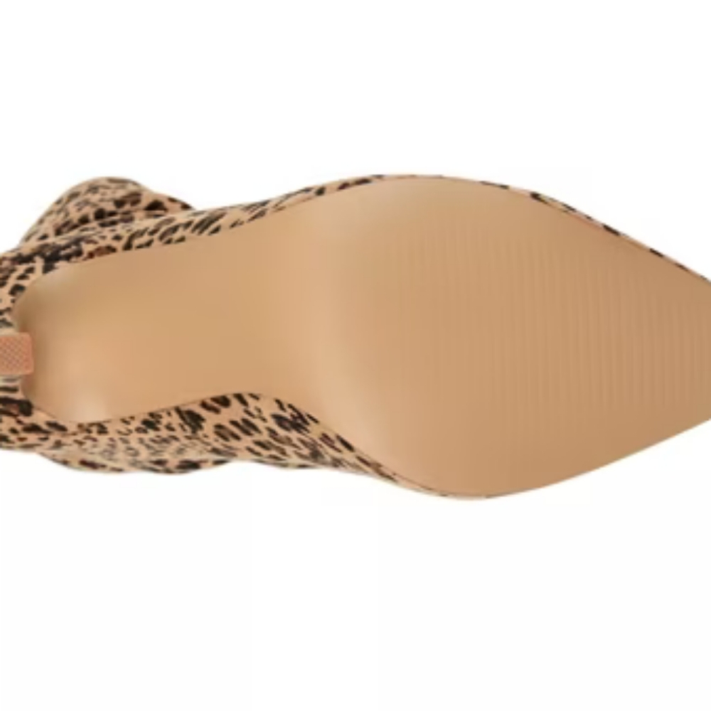 Journee Markie Bootie Leopard Print Women's Ankle Boots - Picture 5 of 7